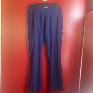 Navy blue scrub pants by healing hands